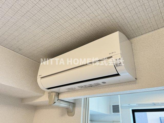 メゾンパーク枚田岡　A棟の設備|エアコン２台装備しています☆