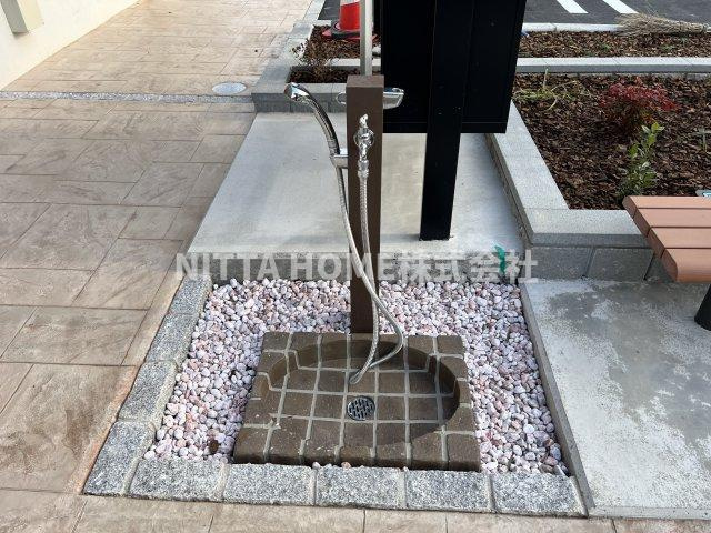 メゾンパーク枚田岡　A棟のその他|ワンちゃんの足洗い場があります◎