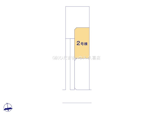白岡市千駄野1期　新築一戸建て　02　リガーレの区画図|全3棟