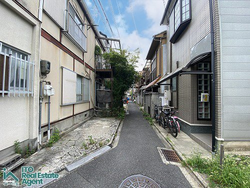 上京区 西町 新築戸建 3号地の前面道路含む現地写真