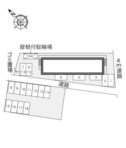 レオパレス坂出の区画図