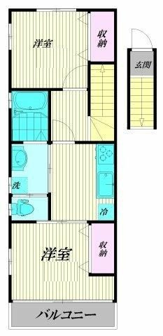 サンシャリオの間取り|間取りです。