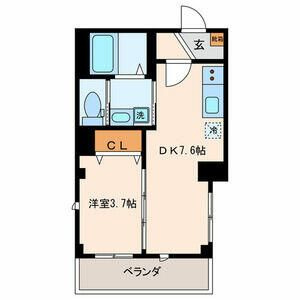 エムズ京急蒲田の間取り