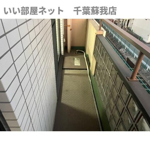 サンシティ末広のバルコニー