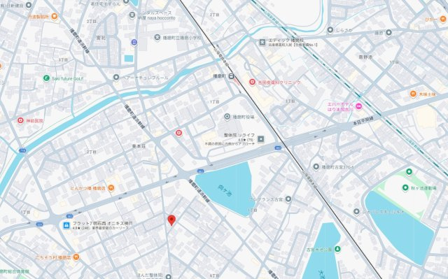 加古郡播磨町古宮6丁目　土地の地図