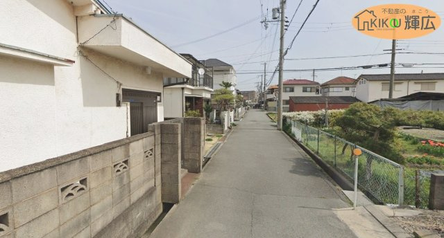 加古郡播磨町古宮6丁目　土地の前面道路含む現地写真