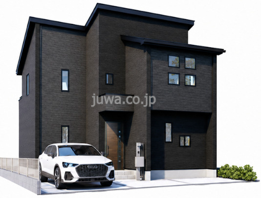 【新築分譲住宅】志木市下宗岡15期の外観パース|イメージパースの為、実際とは異なります。