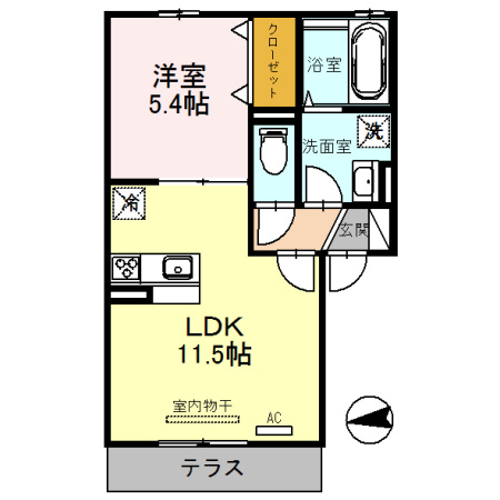 裕裕の間取り