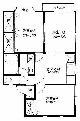 ヒルトップ六番館の間取り