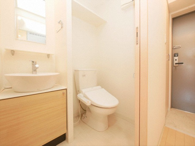 【トイレ】 | エスリード南堀江リバーサイド | 落ち着いた色調のトイレです