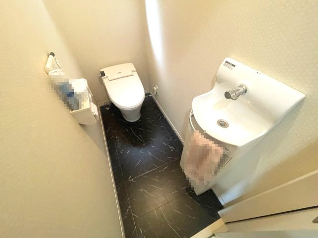 甲賀市水口町山中古戸建のトイレ