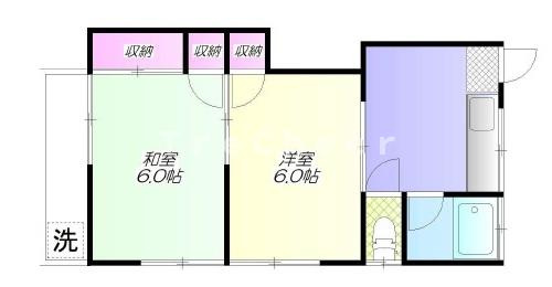 貫井コーポの間取り