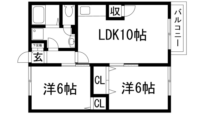 【間取り】 | ルーミナスＩＫＥＤＡ3号館