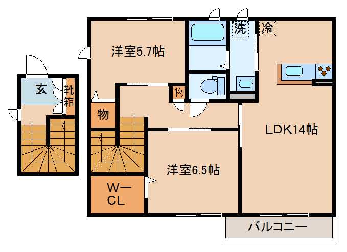 ブランドールの間取り