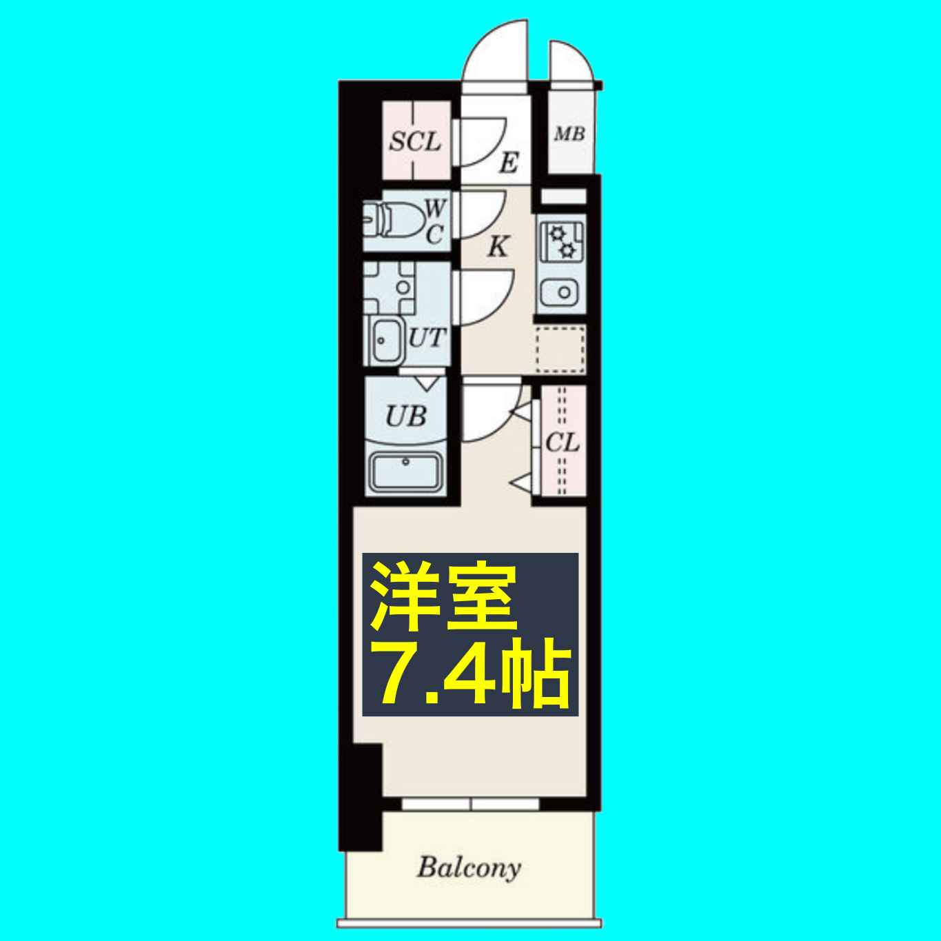 S-RESIDENCE池下駅前の間取り
