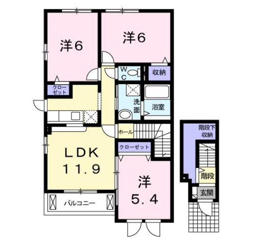 【間取り】 | サンキャッスルＳ・Ⅱ