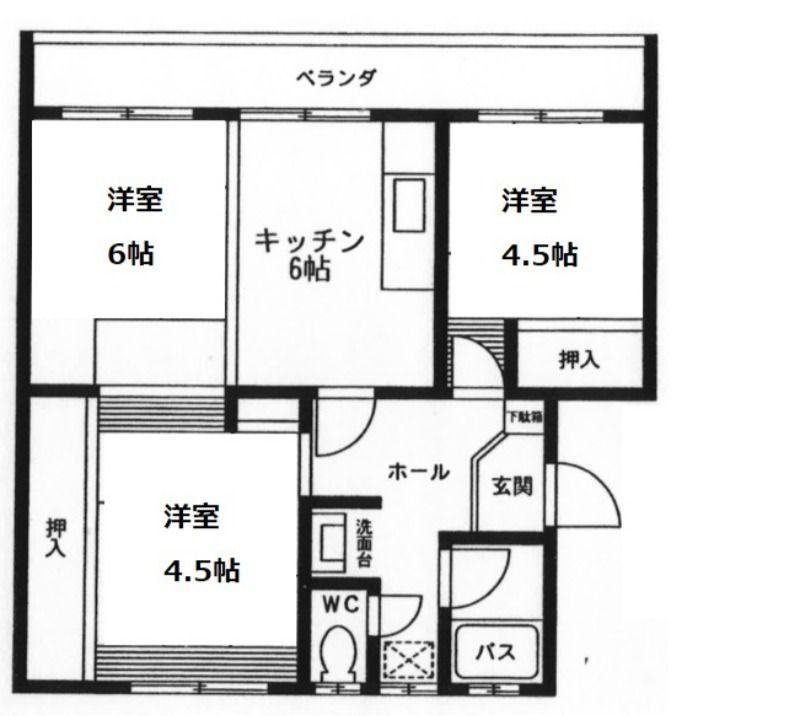 品川ひばりが丘アパート4号棟
