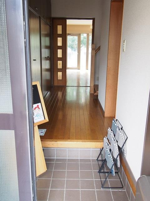 キャビンハウスの玄関