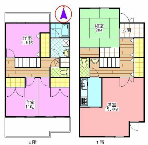 キャビンハウスの間取り