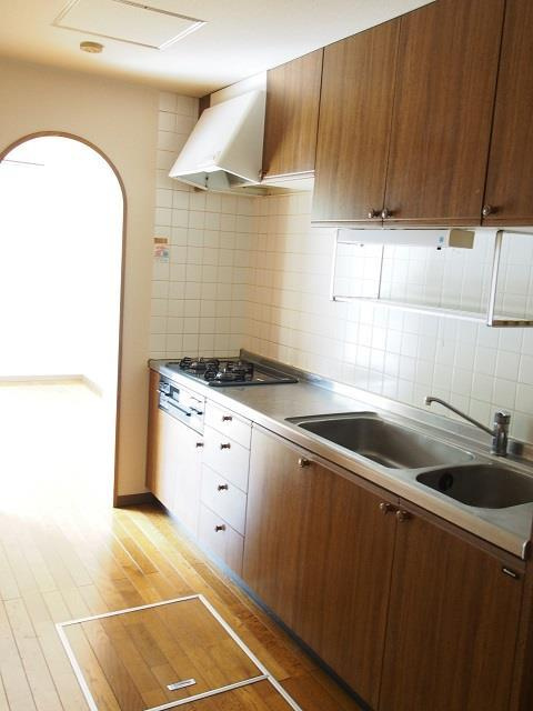 キャビンハウスのキッチン