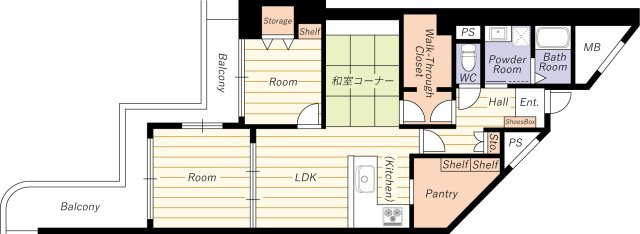 【間取り】 | エバーグリーン淀川３号館 | Ｒ８年６月室内改装済・収納豊富・ペット飼育可