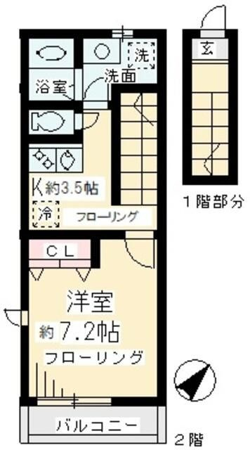 ＤＣ　ラフィネの間取り