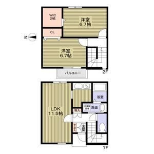ルミエール西山本の間取り