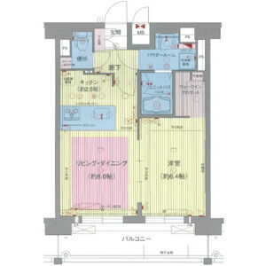 プレサンス名古屋ＳＴＡＴＩＯＮビジュの間取り