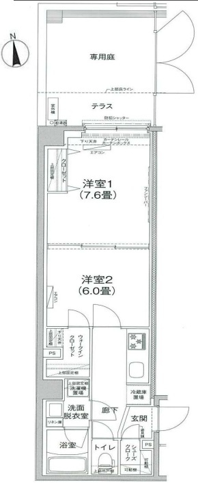 アイルグランデ大田の間取り