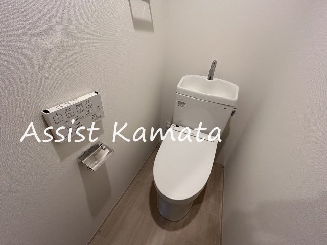 アイルグランデ大田のトイレ|写真は同タイプの別号室です