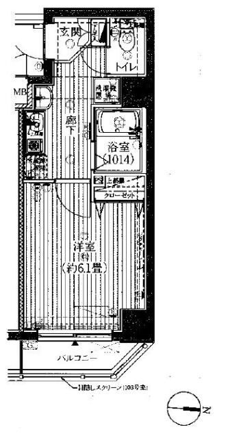 プレール・ドゥーク住吉の間取り