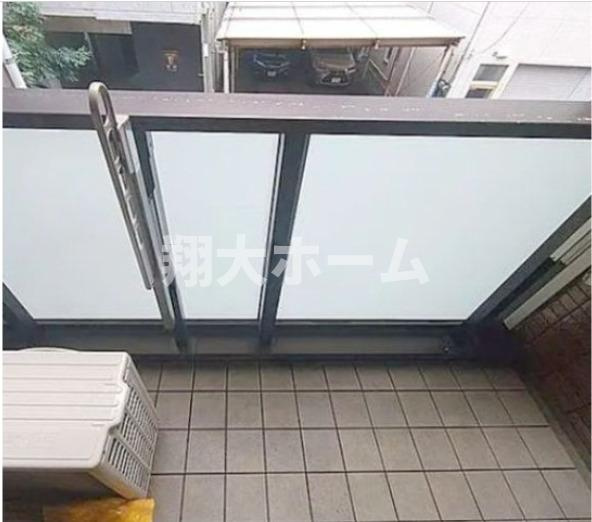 パーシモン浅草のバルコニー
