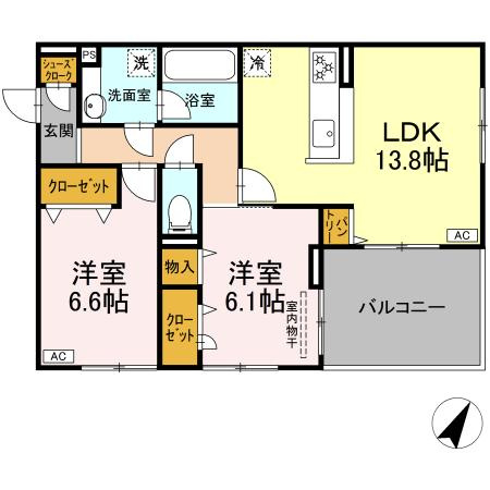 フェリーチェの間取り