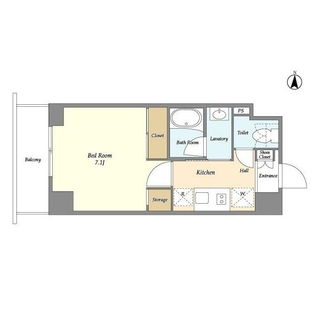 バウスフラッツ住吉の間取り