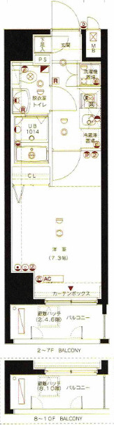 リガーレ墨田レヴァンテの間取り