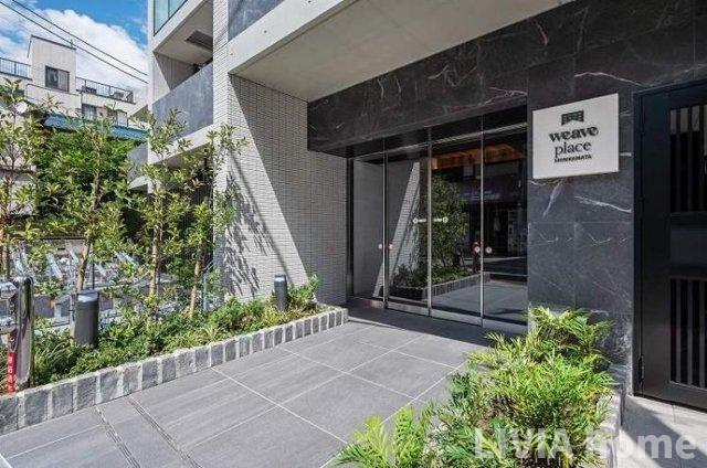 大田区新蒲田１丁目の賃貸マンションのエントランス
