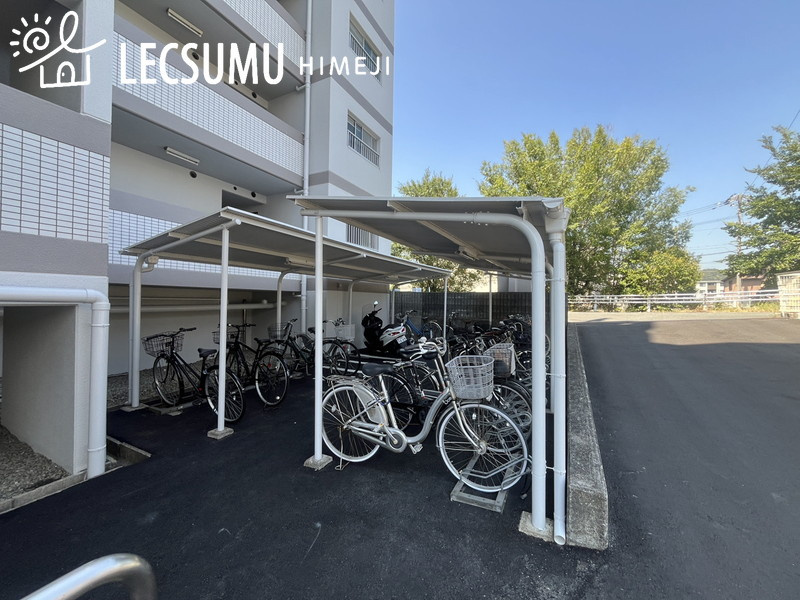 ラブリー姫路手柄山の駐輪場