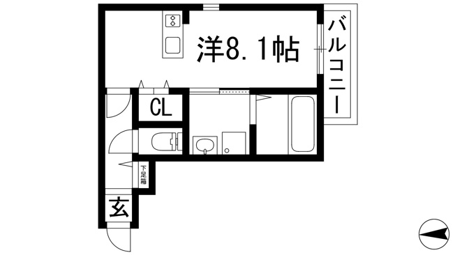 【間取り】 | BLISS GATE ISHIBASHI