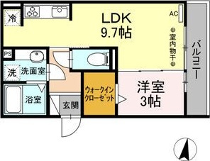 ザ・シティハウス白山の間取り