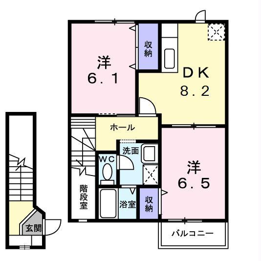 アーバンハイツⅠの間取り