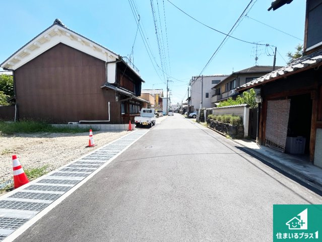 ●29(土)30(日)現地案内可能！　天理市田部町　第５期　限定1邸の前面道路含む現地写真|周辺は閑静な住宅街です。前面道路もしっかりと有りますので車の出し入れも安心ですよ！