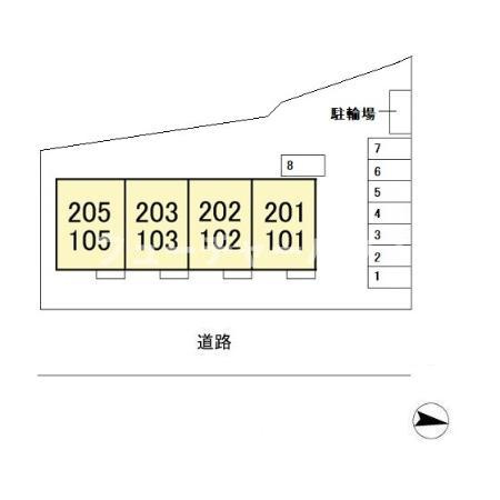 エスポワールＳの区画図