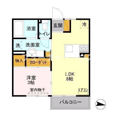 エスポワールＳの間取り