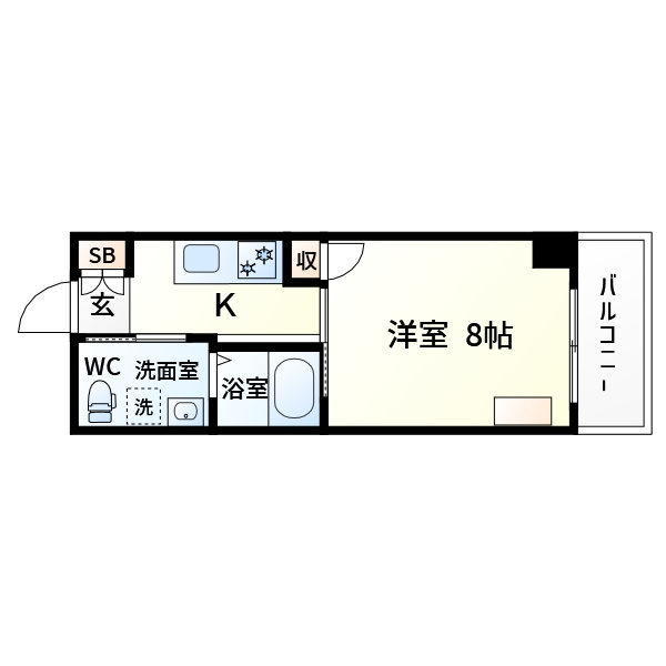 SSK North Osakaの間取り|SSK North Osaka　エントランス