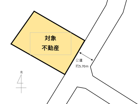 南区仁保一丁目の土地図