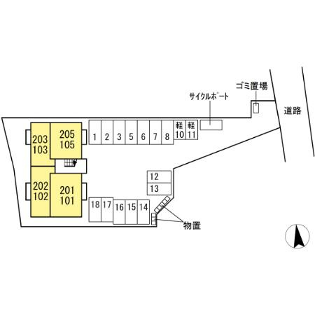 シュプレムの区画図
