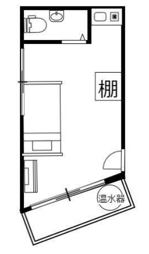 クレドハウス新宿の間取り