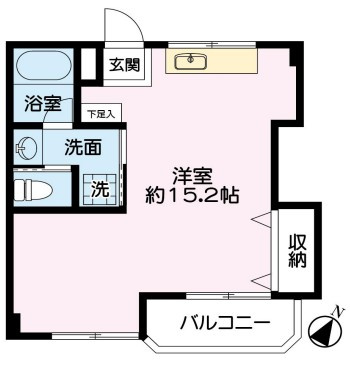 大光ハイツの間取り