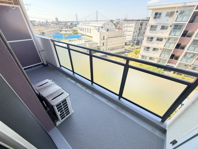 狩口台住宅25号棟のバルコニー