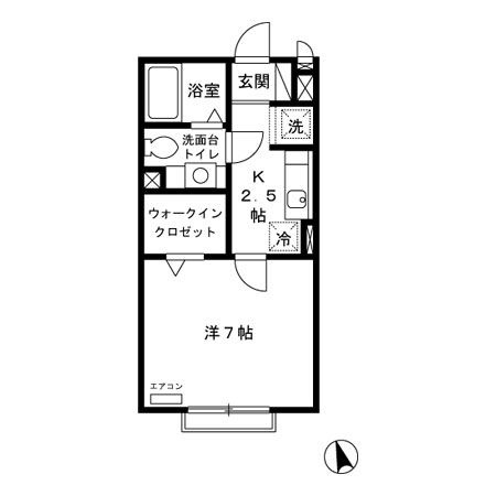 【間取り】 | クレール四季彩の丘弐番館